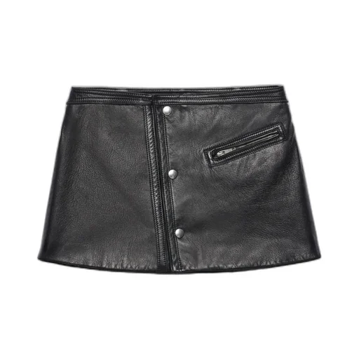 Leather Mini Skirt