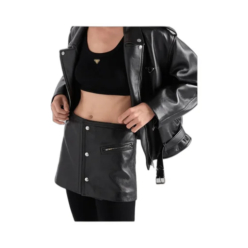 Leather Mini Skirt