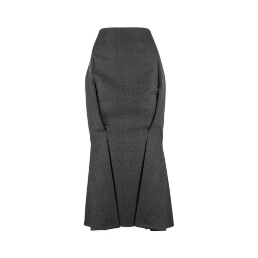 Wool Flared Skirt