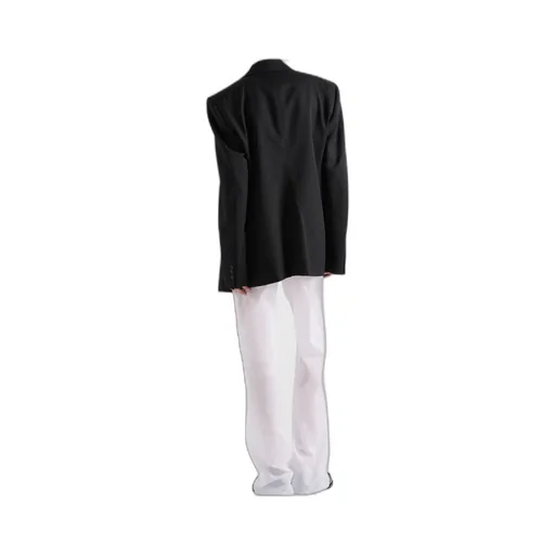 Double-Breasted Gabardine Jacket