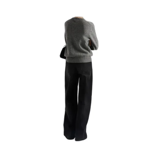 Logo-Patch Wide Leg Jeans