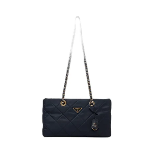 Quilted Chain-Linked Shoulder Bag