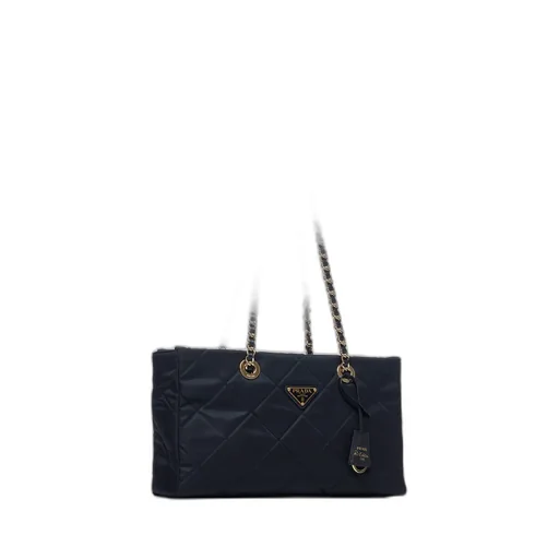 Quilted Chain-Linked Shoulder Bag