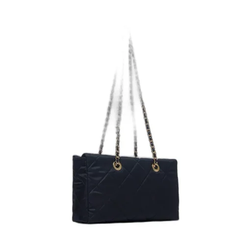 Quilted Chain-Linked Shoulder Bag