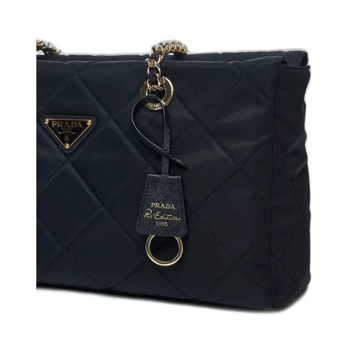 Quilted Chain-Linked Shoulder Bag