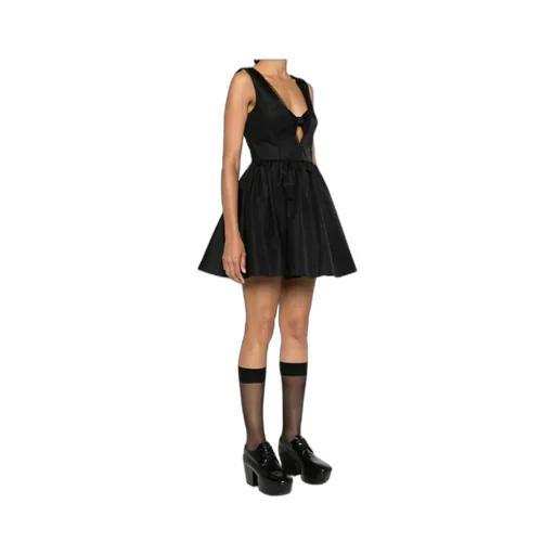 Re-Nylon Bow-Detail Mini Dress