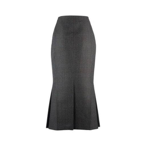 Wool Flared Skirt