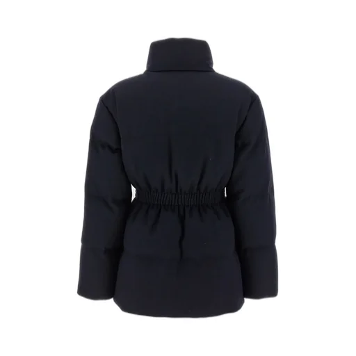 High-Neck Belted Jacket