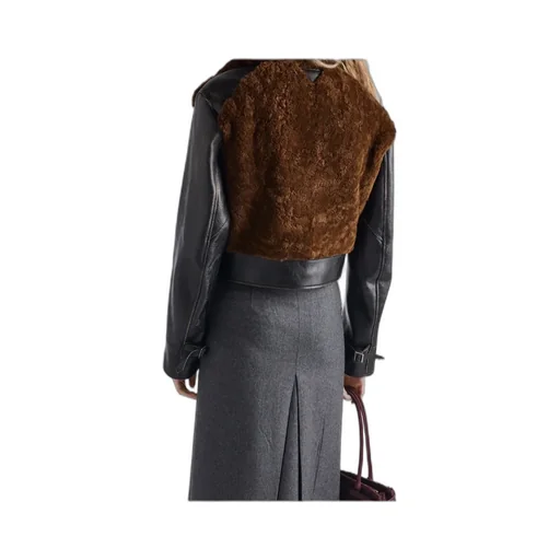 Leather And Shearling Jacket