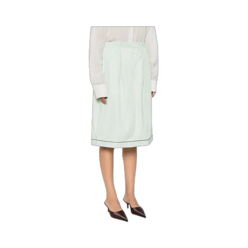 Cotton Midi Skirt
