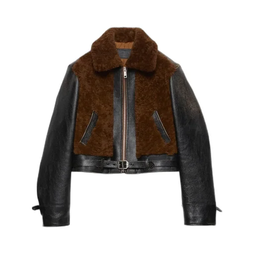 Leather And Shearling Jacket