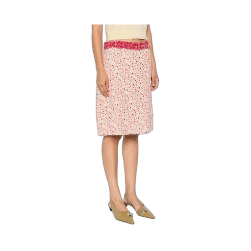 Floral Print Georgette Skirt