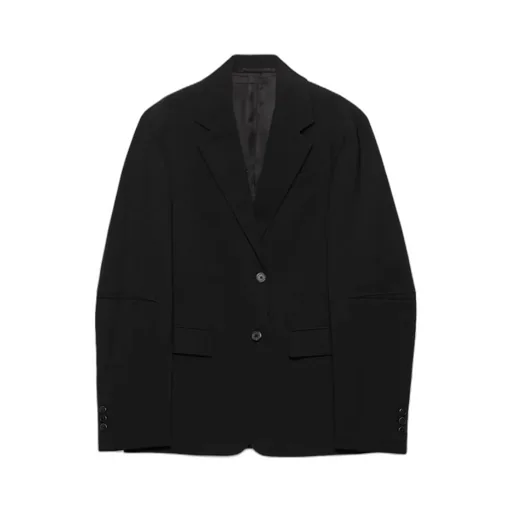 Single-Breasted Jacket In Superfine Wool
