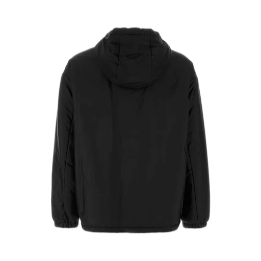 Triangle-Logo Hooded Jacket