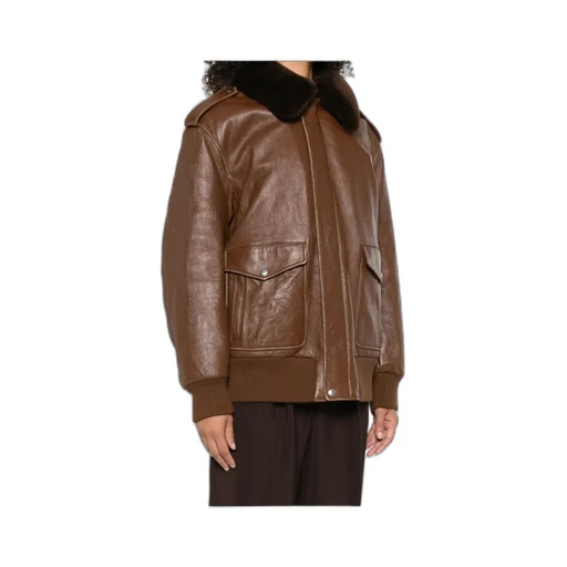 Nappa Leather Bomber Jacket