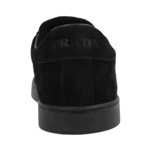 Suede Logo-Plaque Sneakers
