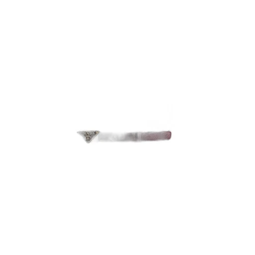 Triangle-Logo Buckle-Fastened Belt