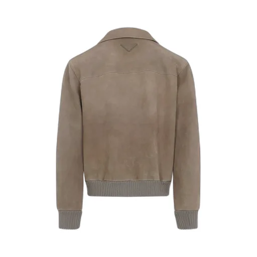 Suede Bomber Jacket