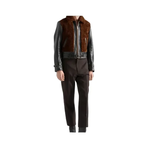 Leather And Shearling Jacket
