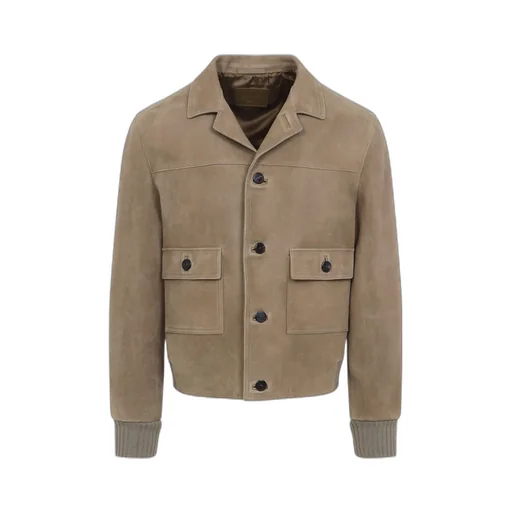 Suede Bomber Jacket