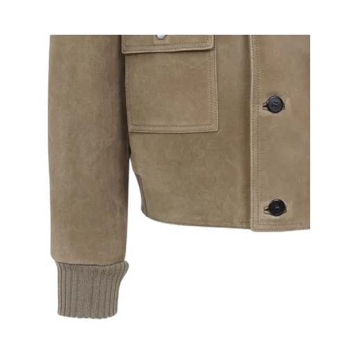 Suede Bomber Jacket