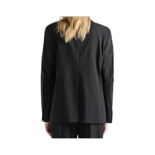 Single-Breasted Jacket In Superfine Wool