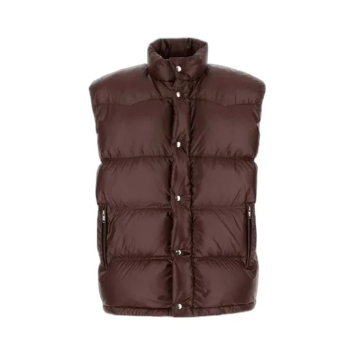 High Collar Sleeveless Down Vest