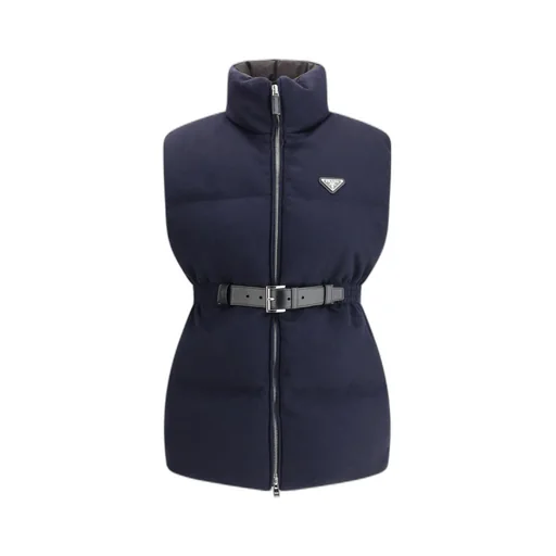 Padded Triangle-Logo Gilet