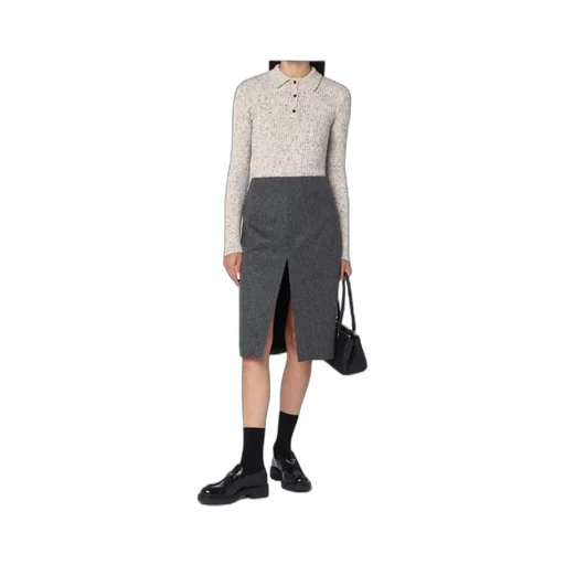 Long-Sleeved Polo Jumper