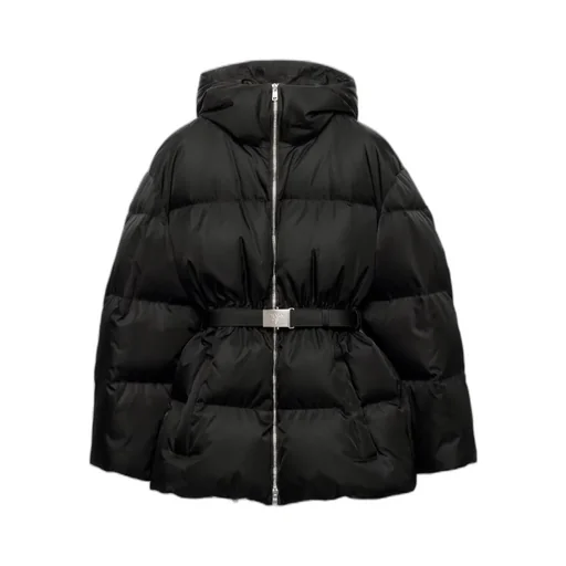 Re-Nylon Hooded Down Jacket
