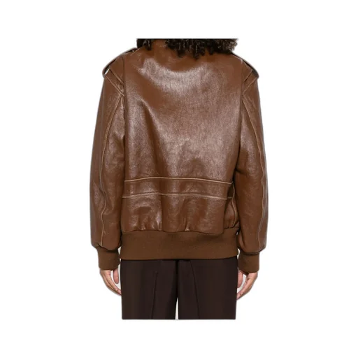 Nappa Leather Bomber Jacket