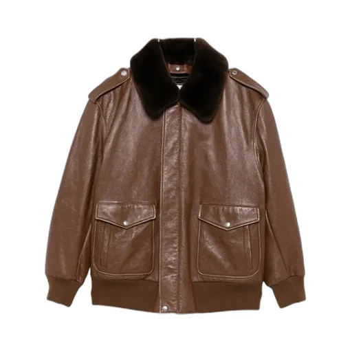 Nappa Leather Bomber Jacket