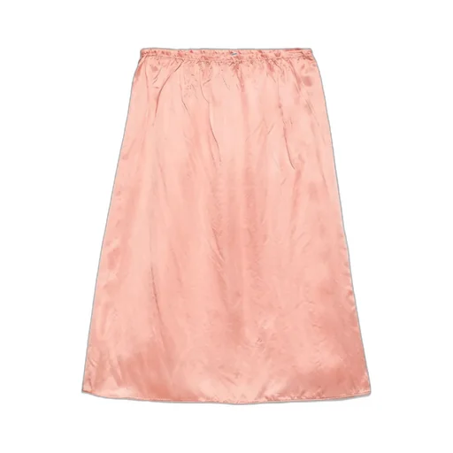 Washed Satin Skirt