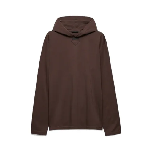 Long-Sleeved Cotton Hoodie T-Shirt