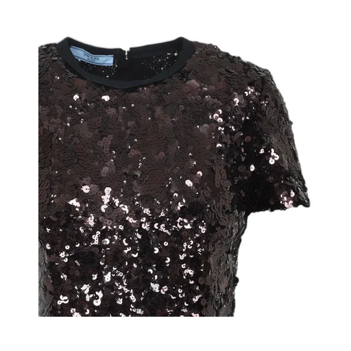 Embroidered Sequin Top