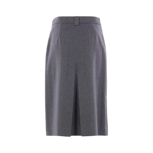 Pleated Midi Skirt