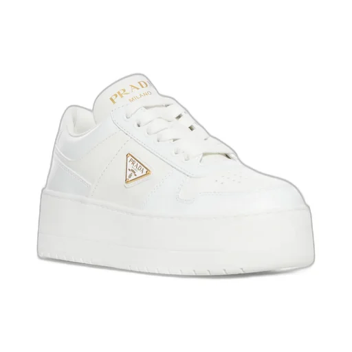Platform Logo-Patch Sneakers