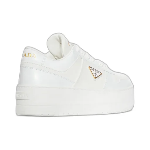 Platform Logo-Patch Sneakers