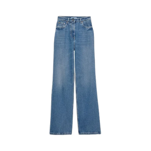 Triangle-Logo Flared Jeans