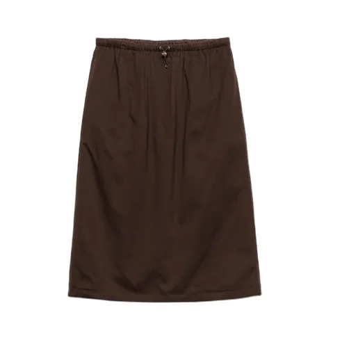 Elasticated Waistband Midi Skirt