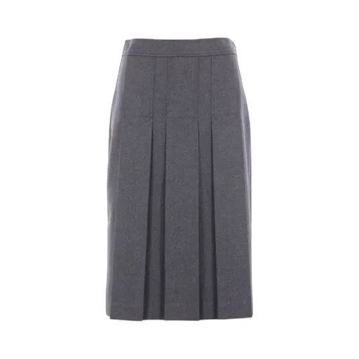 Pleated Midi Skirt