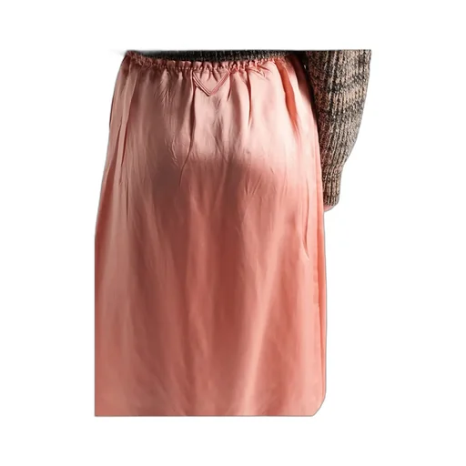Washed Satin Skirt