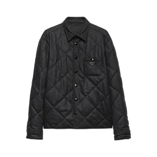 Padded Cashmere Shirt