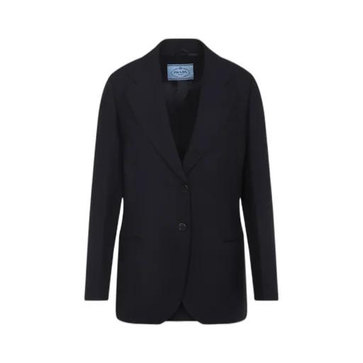 Single-Breasted Chevron Jacket