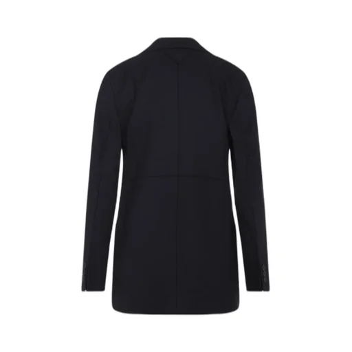 Single-Breasted Chevron Jacket