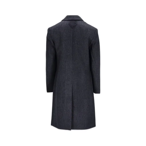 Single-Breasted Wool Coat