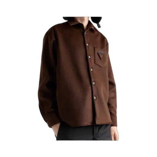 Triangle Logo-Patch Shirt