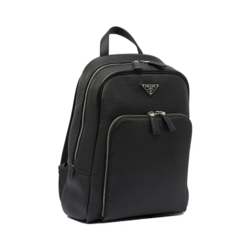Saffiano Leather Backpack