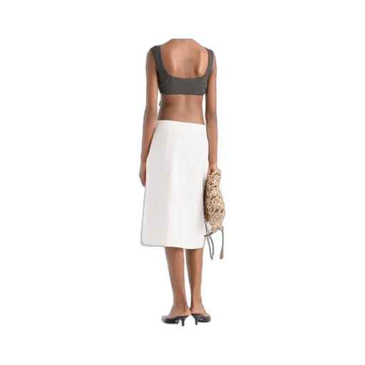 Button-Detailed Skirt