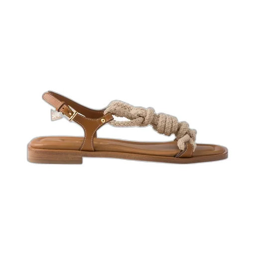 Knotted Detailed Open Toe Sandals